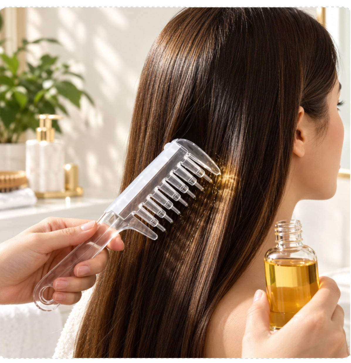 Scalp Oil Applicator Comb